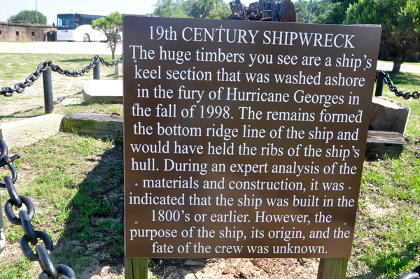 shipwreck sign